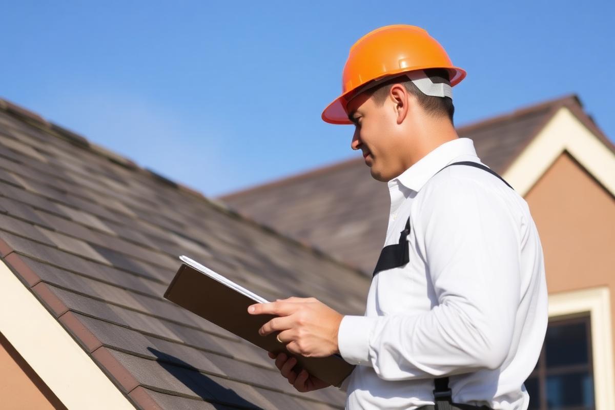 Able Dockery roofer performing a free residential roof inspection in Rock Hill, SC